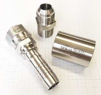 Stainless hydraulic fittings