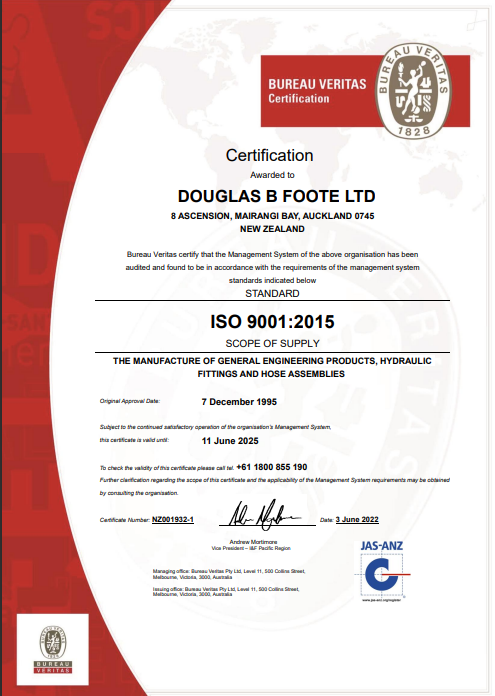 ISO 9001:2015 Certificate